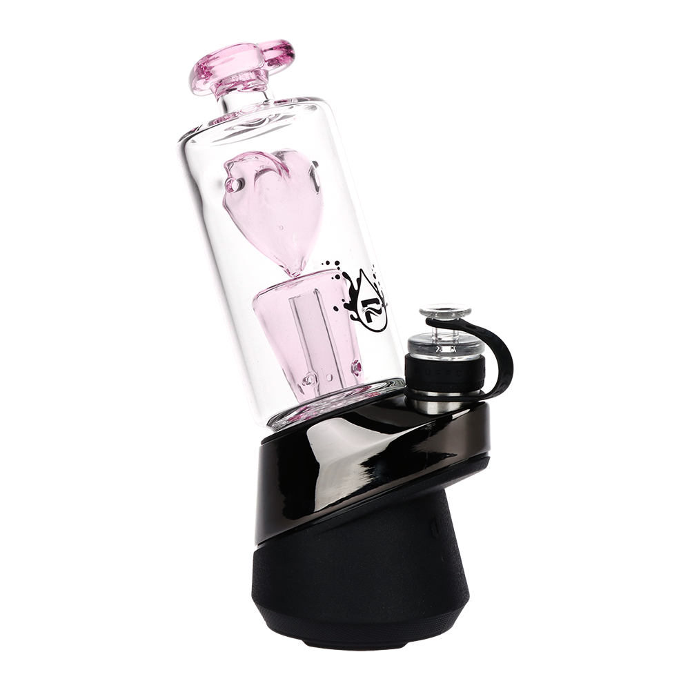 Pulsar Love Machine Puffco Peak Glass - Diseño corazón rosa