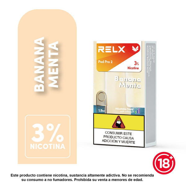 Cápsula RELX Pod Pro sabor Banana Menta