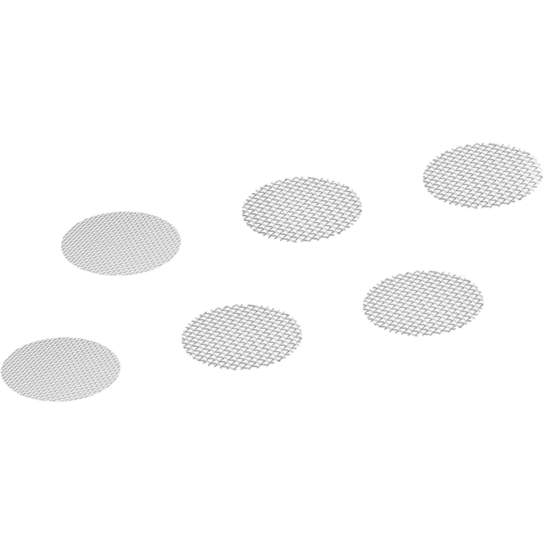 Screen Set Small Storz Bickel 6 mallas 15mm vista perspectiva coarse normal acero inoxidable