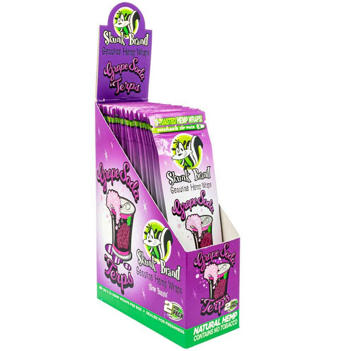Hemp Wrap Terpenos Grape Soda - Skunk Brand