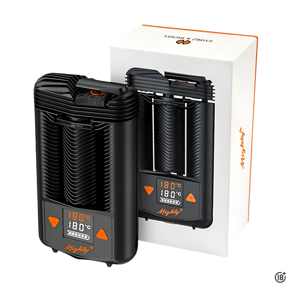 Storz & Bickel Mighty Plus, vaporizador herbal de alto rendimiento y calentamiento híbrido.