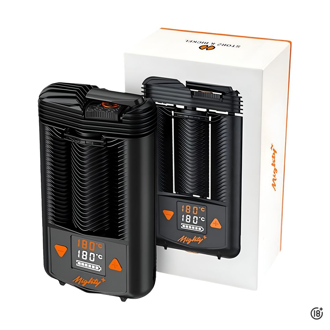 Storz & Bickel Mighty Plus, vaporizador herbal de alto rendimiento y calentamiento híbrido.
