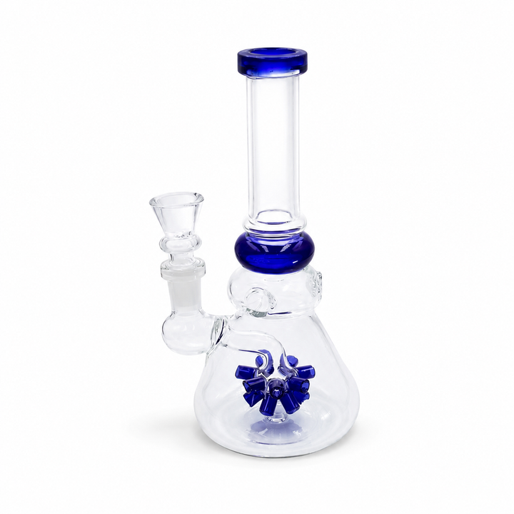 Bong de Vidrio con Percolador Regadera 19.5 cm