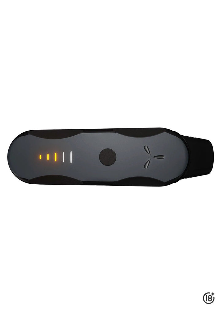 Vaporizador Airvape XS GO frontal con boquilla y controles visibles
