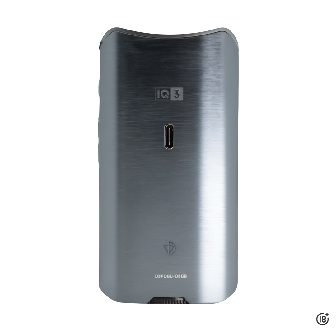 Vaporizador DaVinci IQ3 con diseño metálico de última generación y control de temperatura preciso.