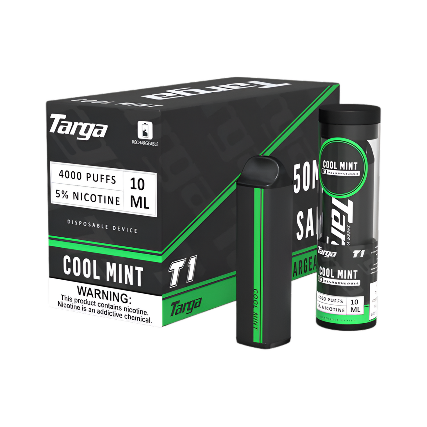 Targa 4000 Puff Cool Mint - Vaporizador Desechable