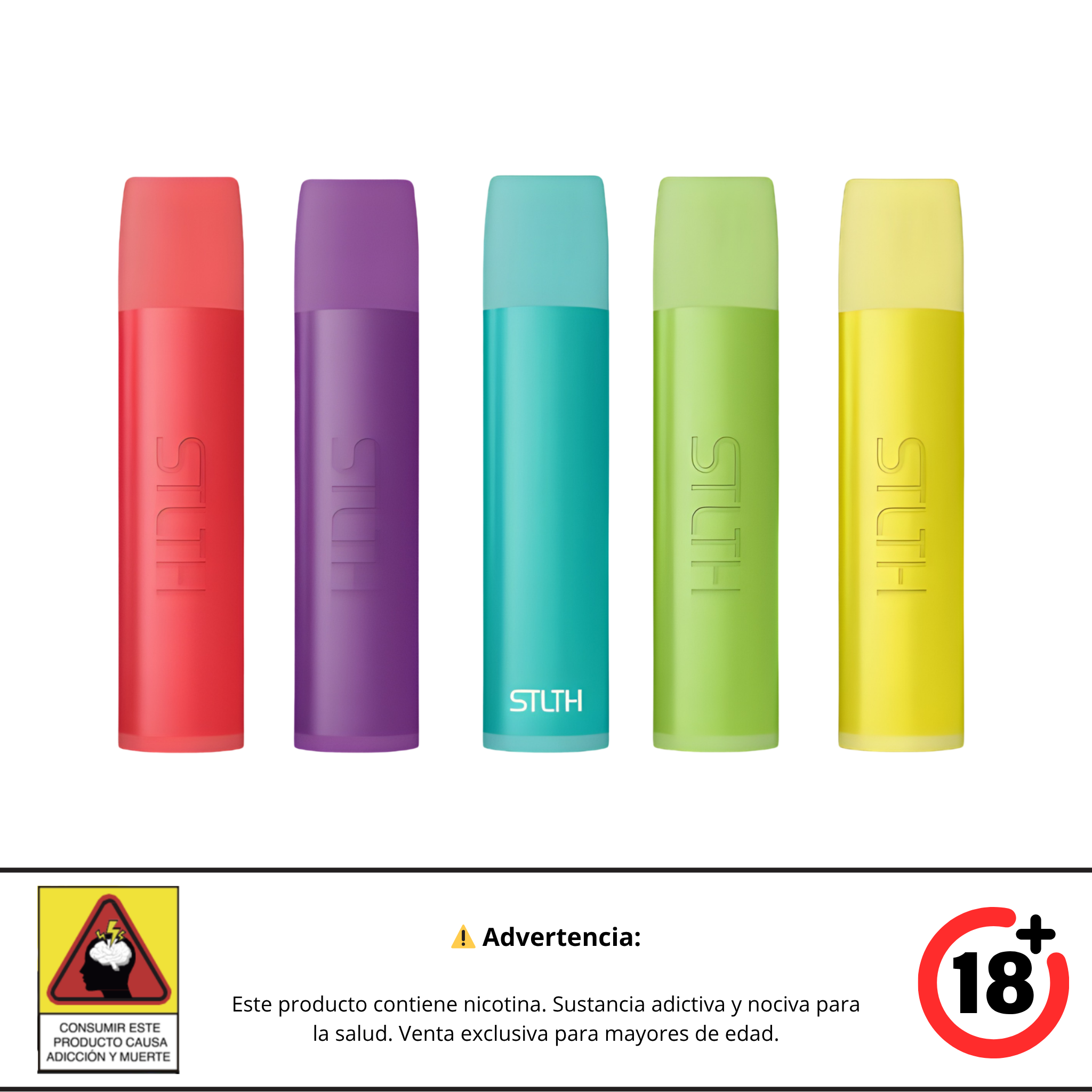Vaporizador desechable STLTH 3K - todos los sabores disponibles en Colombia