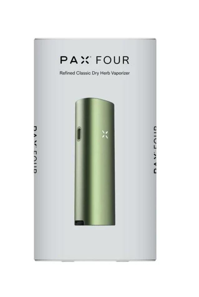 PAX FOUR Greenstone — empaque oficial con vaporizador de hierbas secas