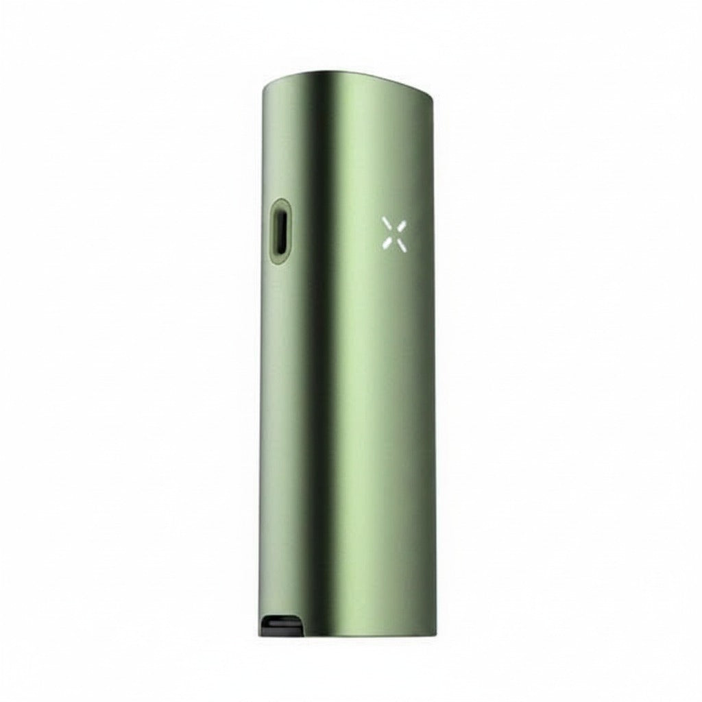 Vaporizador PAX 4 Greenstone — vista lateral detalle aluminio anodizado