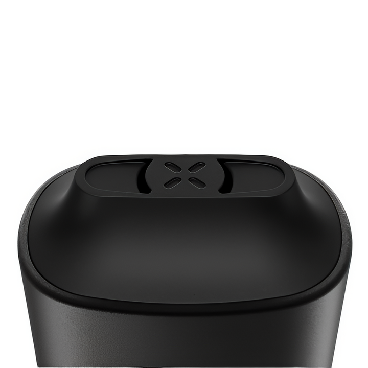 Boquilla y tapa superior del vaporizador PAX Mini Onyx de cerca