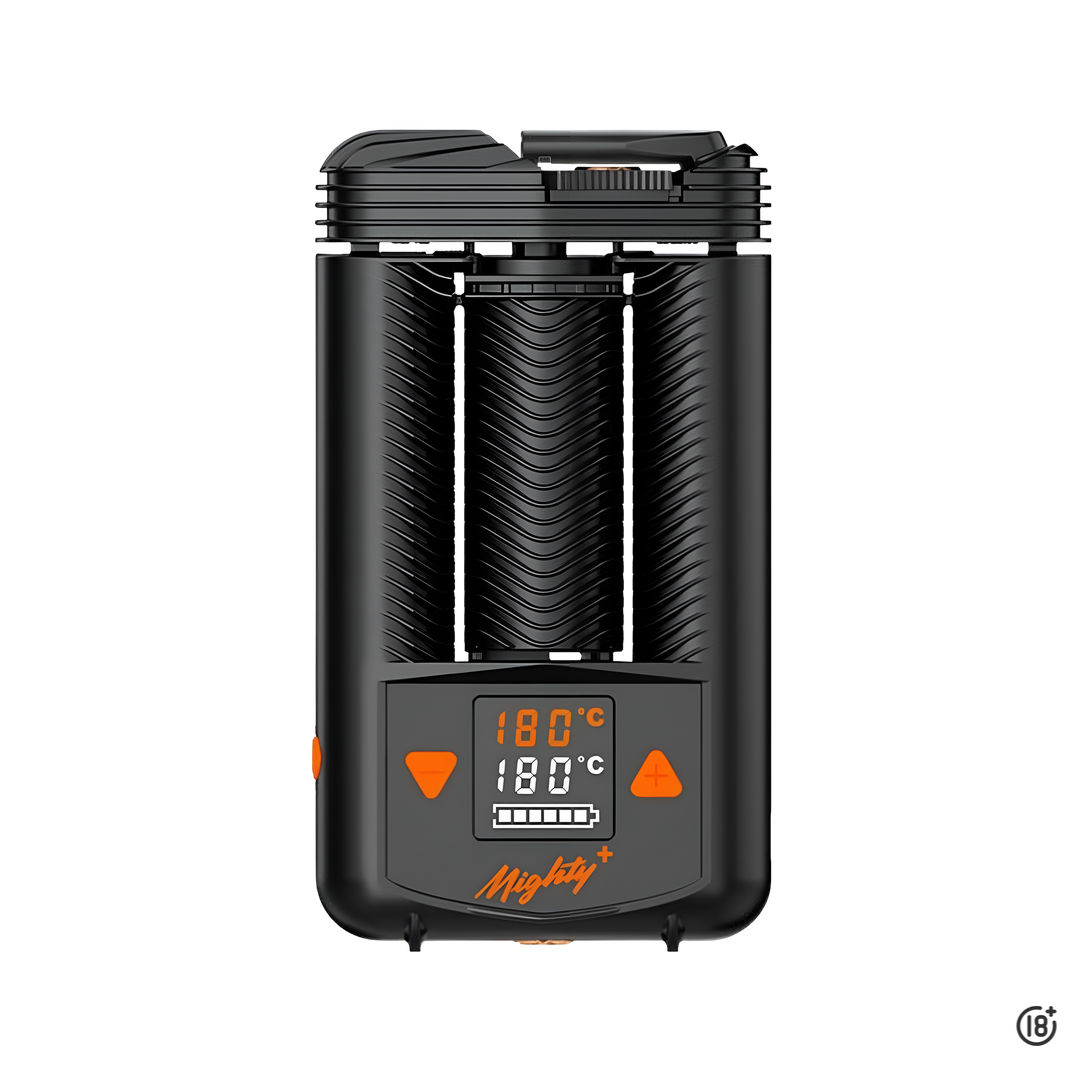Vaporizador Storz & Bickel Mighty+ con diseño robusto y control preciso de temperatura.