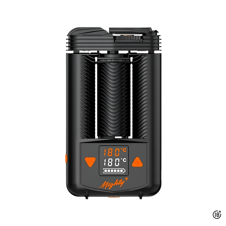 Vaporizador Storz & Bickel Mighty+ con diseño robusto y control preciso de temperatura.