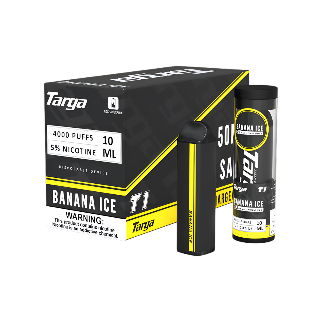 Targa 4000 Puff Banana Ice - Vaporizador Desechable