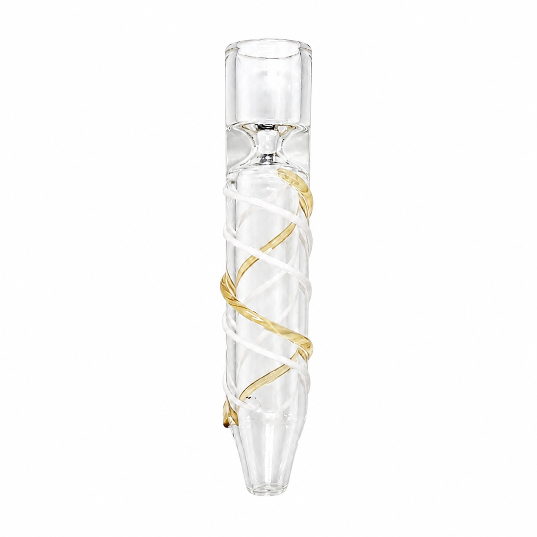 Pipa Chillum Clásica de vidrio