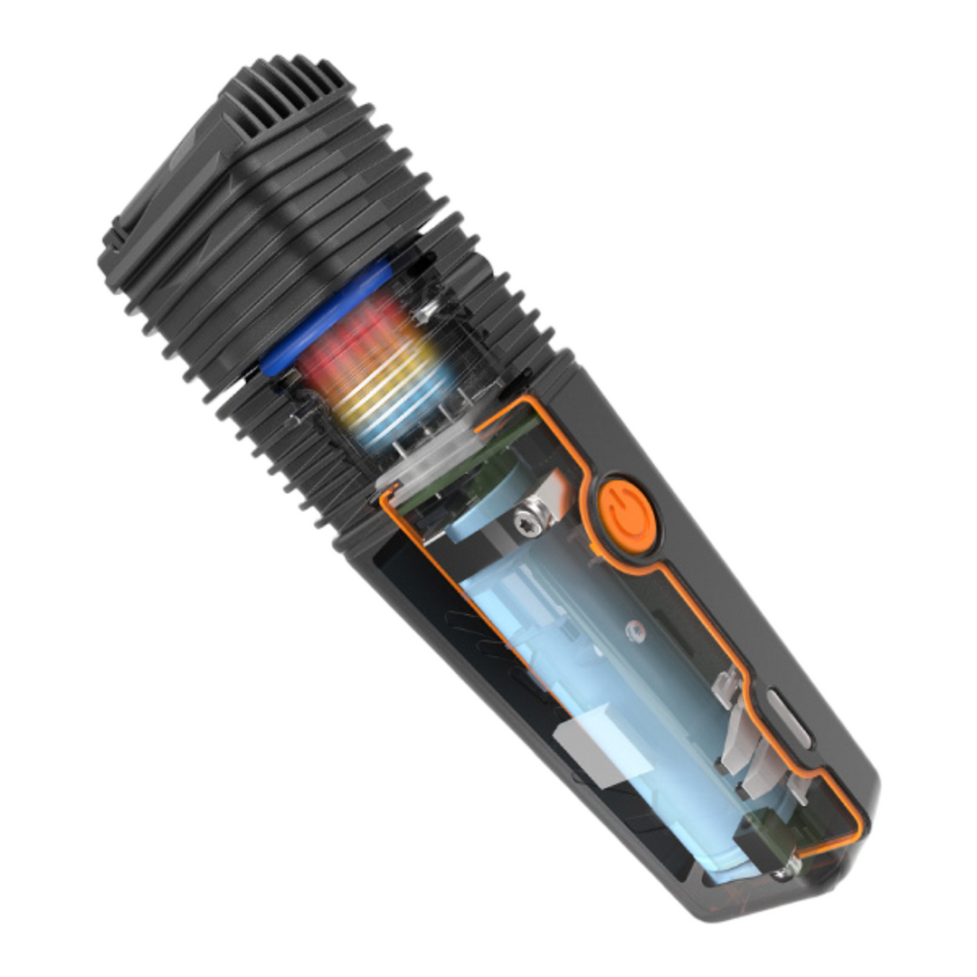 VEAZY corte interno tecnologia calentamiento hibrido conveccion conduccion bateria litio