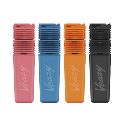 Vaporizador VEAZY de Storz & Bickel en rosa, azul, naranja y negro