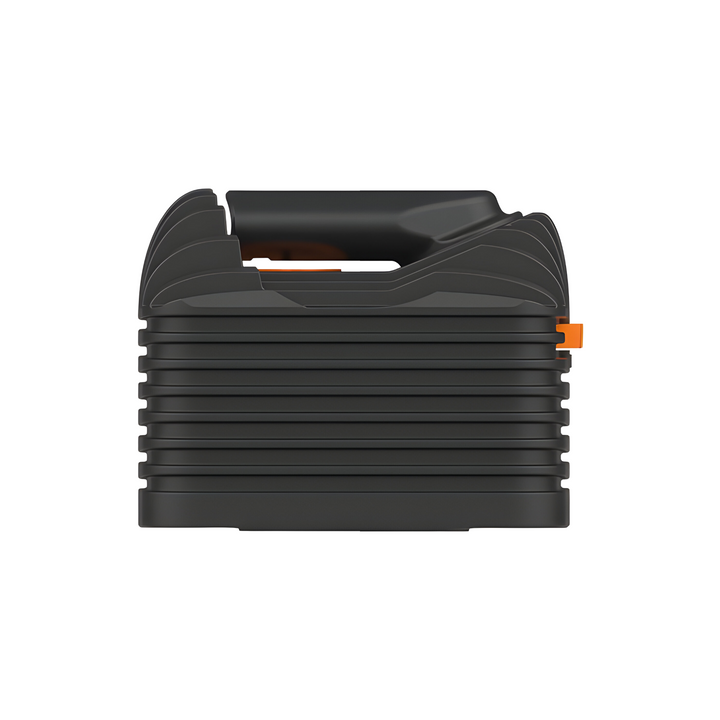 Cooling Unit VENTY Storz Bickel vista lateral trasera perfil cap lock naranja doble pared