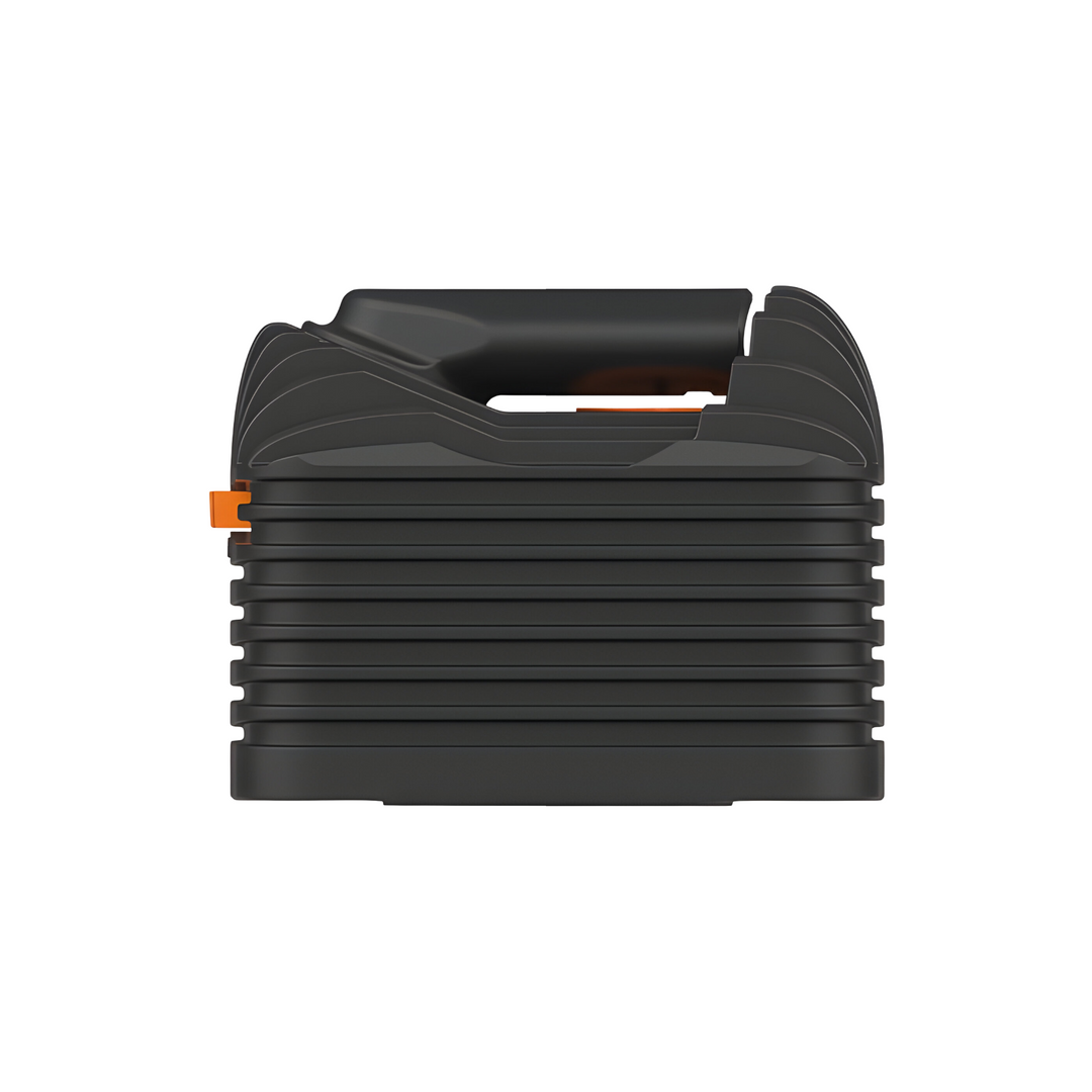 Cooling Unit VENTY Storz Bickel vista trasera cap lock naranja carcasa doble pared