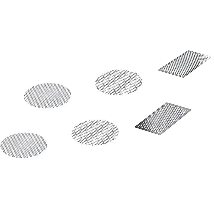 Screen Set VENTY Storz Bickel 6 mallas vista perspectiva circular rectangular acero inoxidable