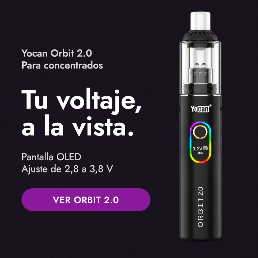 Yocan Orbit 2.0 con pantalla OLED: tu voltaje, a la vista, ajuste de 2,8 a 3,8 V