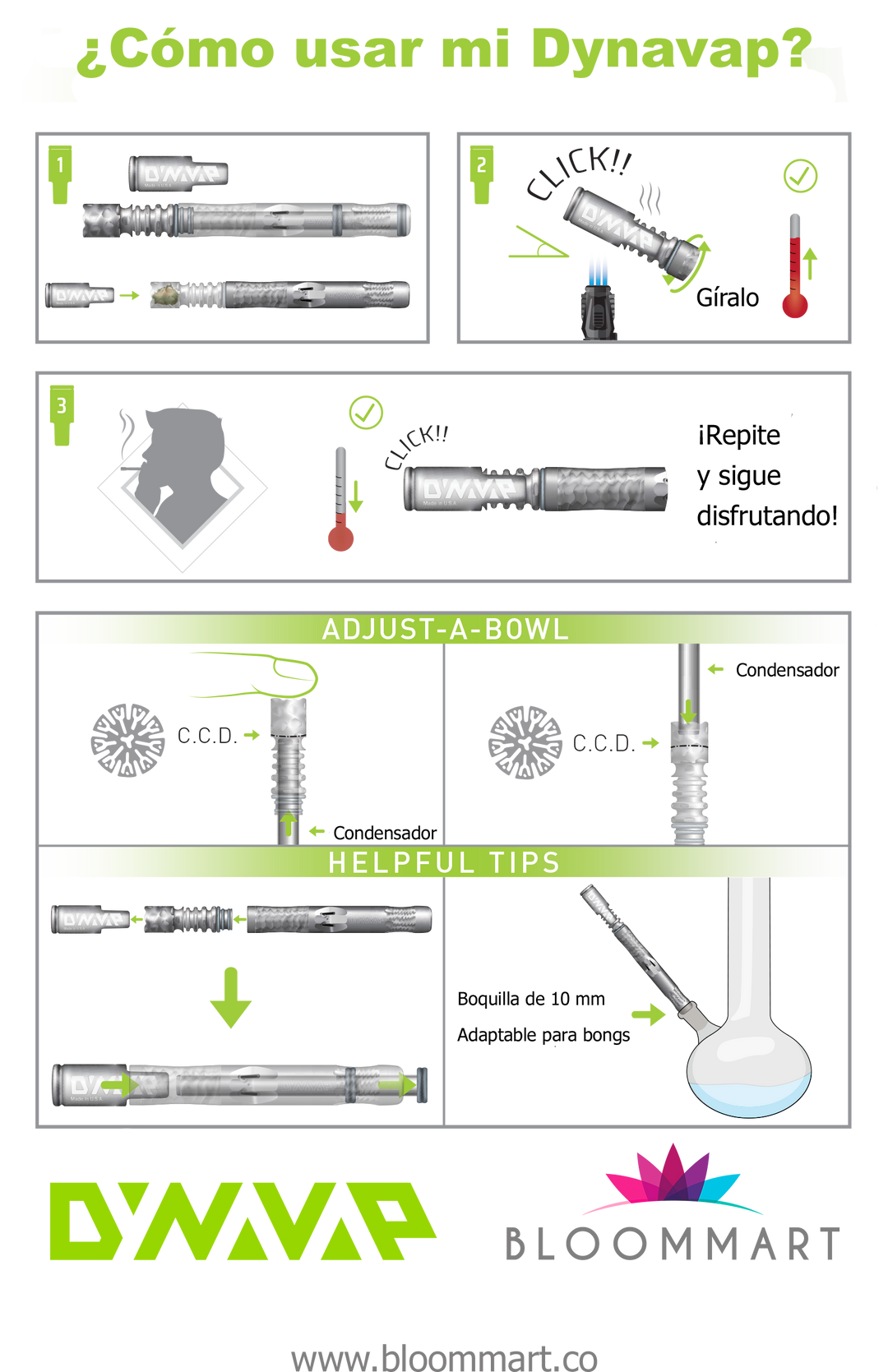 Vaporizador Dynavap B Como usar