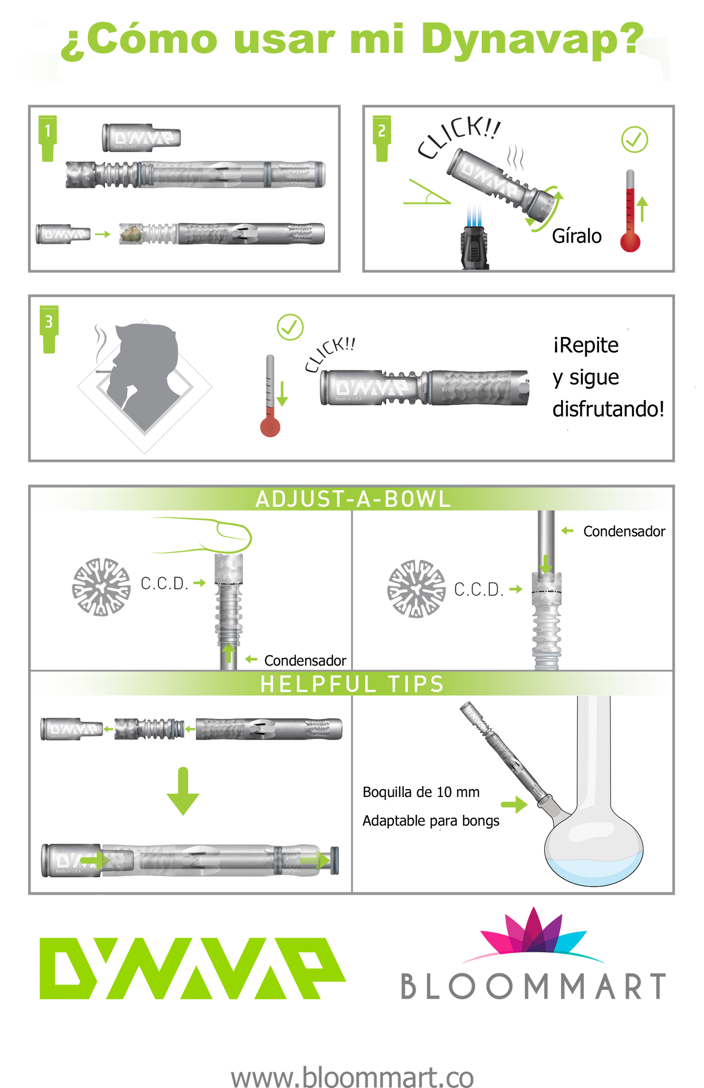 Kit de inicio Vaporizador "M" 2021 con Dynacoil - Dynavap