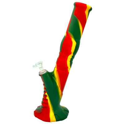 Bong de Silicona con filtro Rasta Camo - Bloommart Colombia