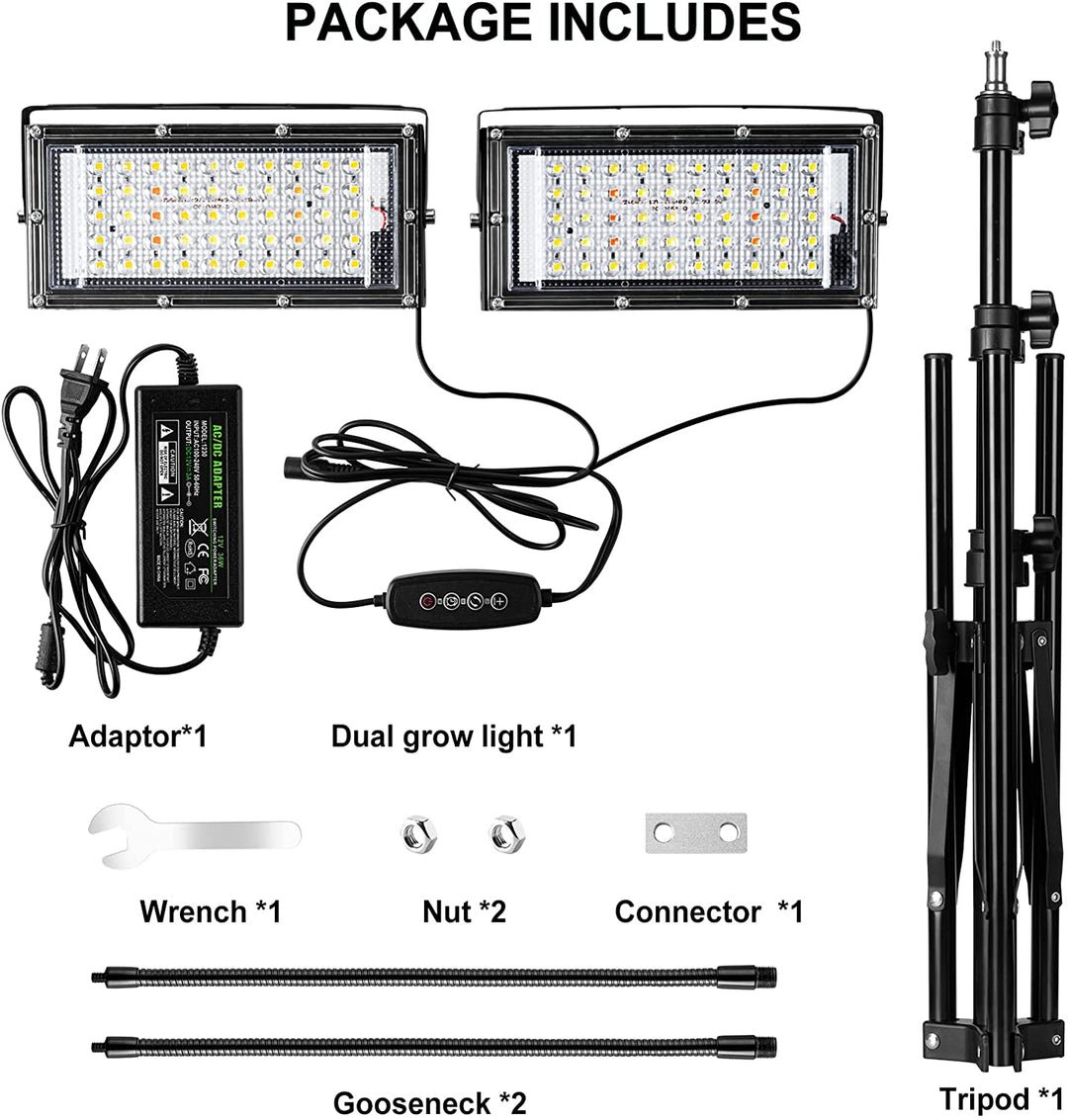Kit luces LED de 200 W + Trípode