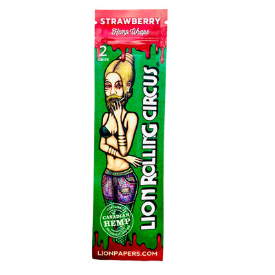 Hemp Wrap Strawberry - Lion Rolling Circus - Bloommart Colombia
