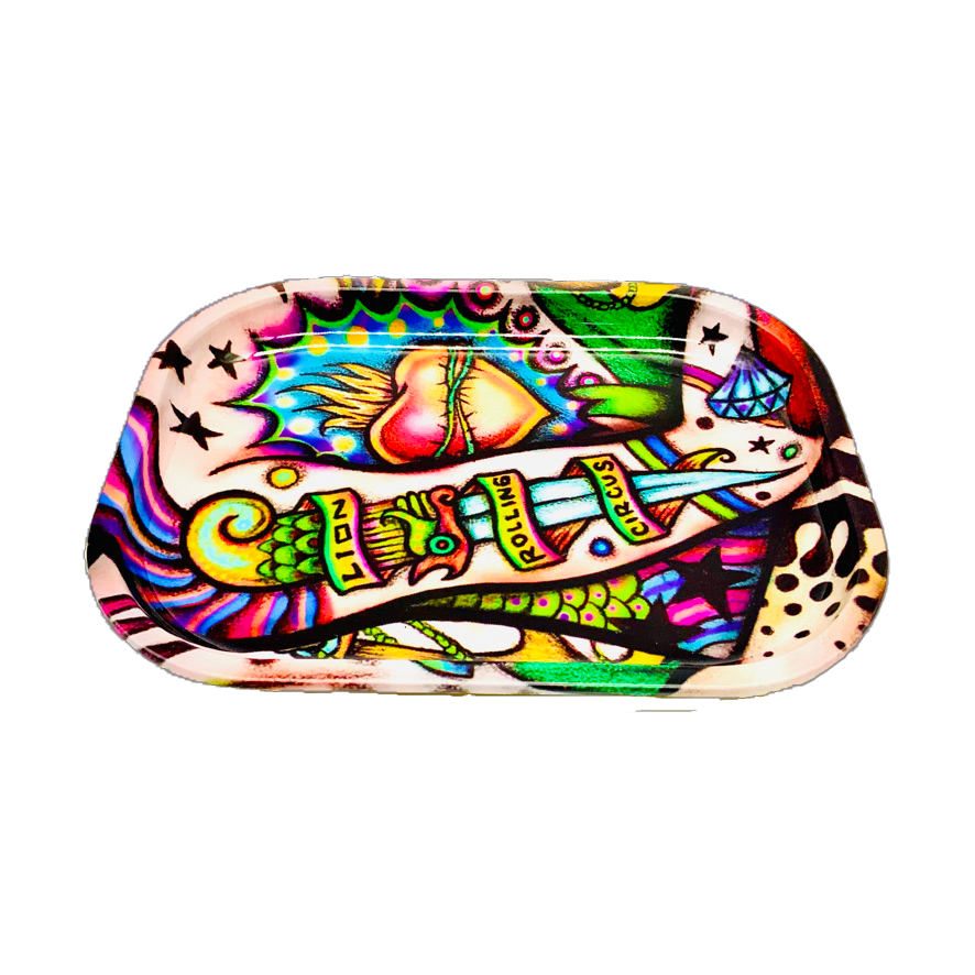 Bandeja pequeña - Tatuaje - Lion Rolling Circus