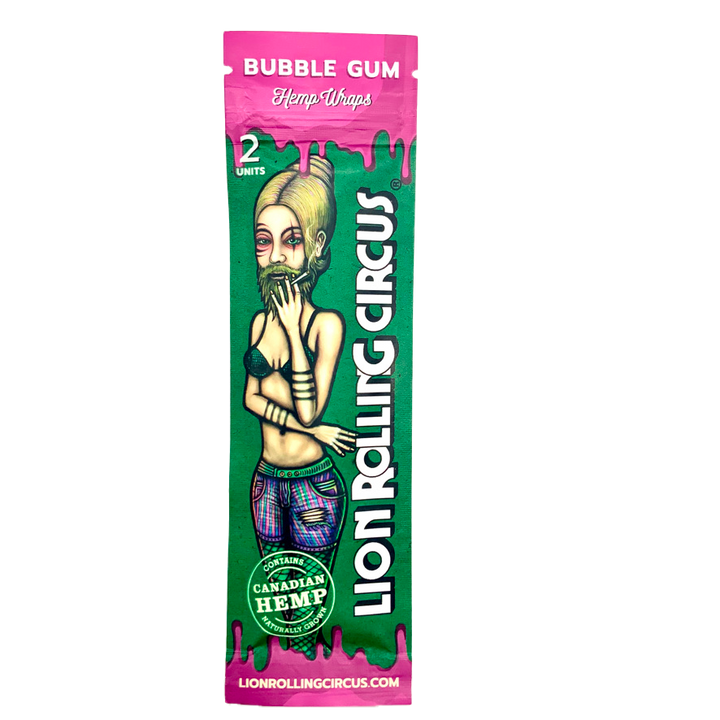 Hemp Wrap Bubble Gum - Lion Rolling Circus - Bloommart Colombia