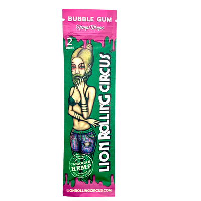 Hemp Wrap Bubble Gum - Lion Rolling Circus - Bloommart Colombia