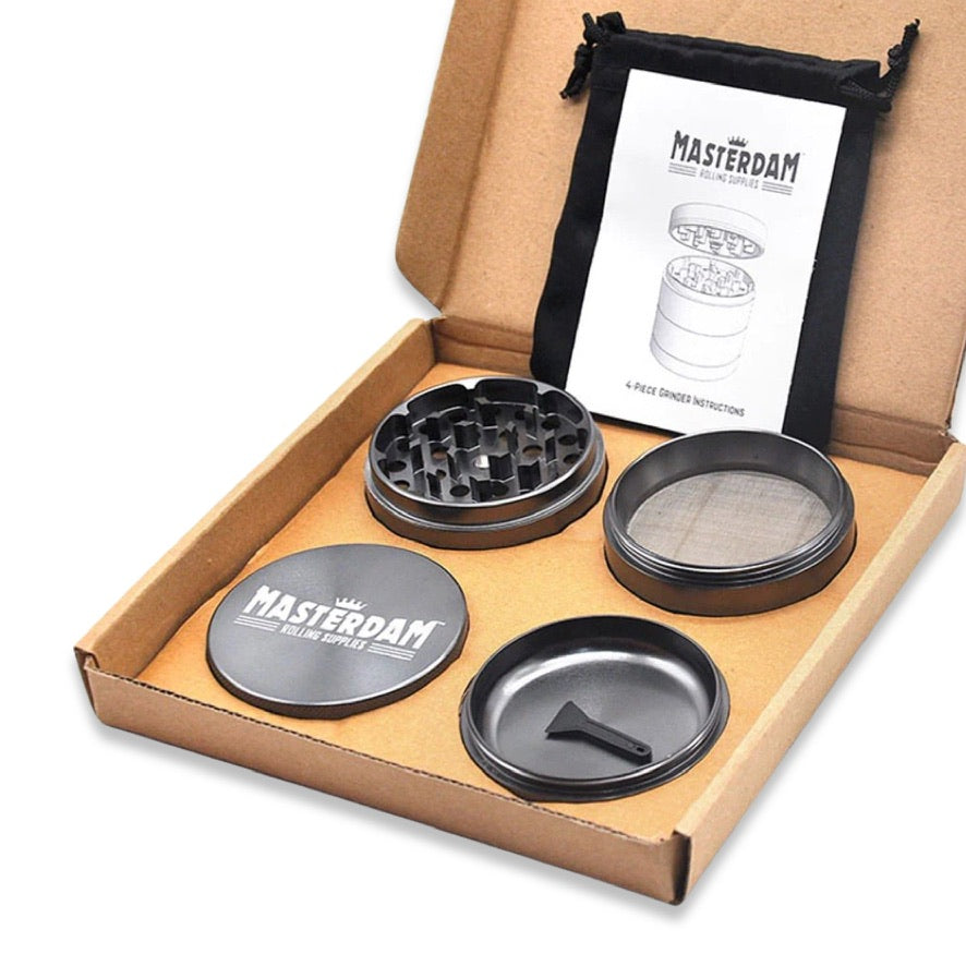 Grinder Masterdam 4 piezas - Aluminio