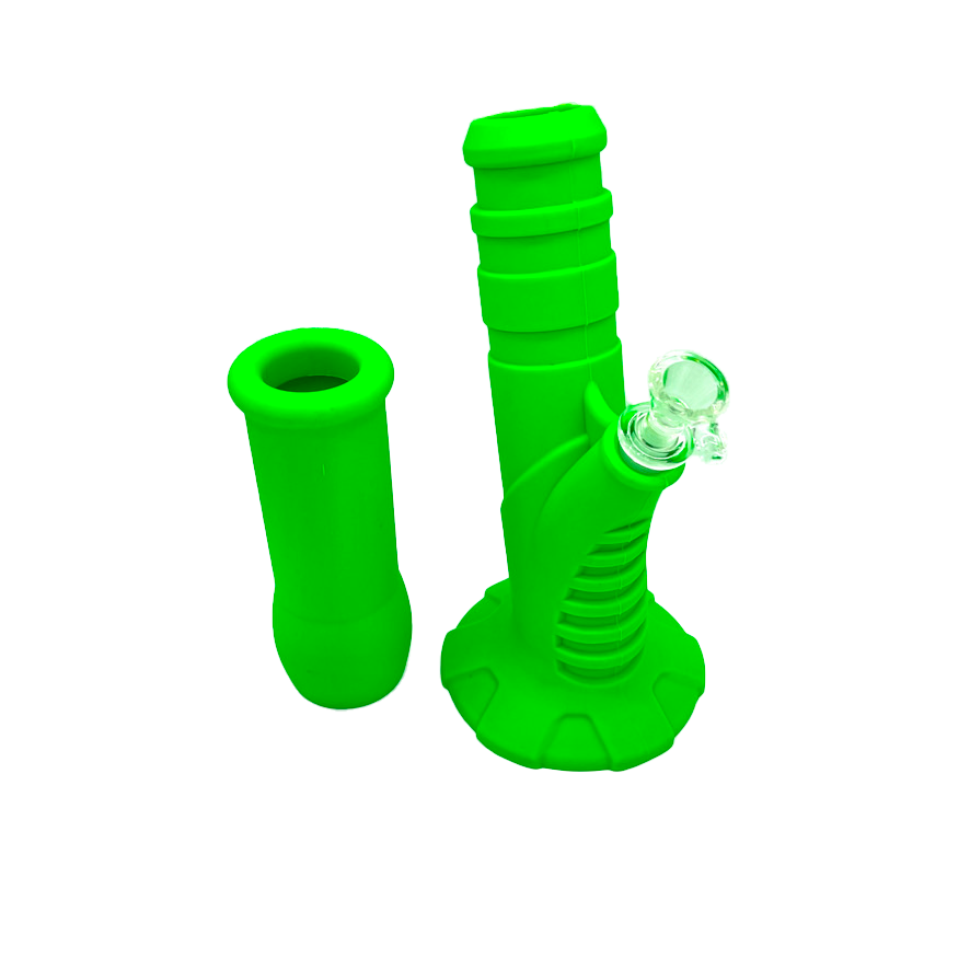 Bong de Silicona con filtro Verde - Bloommart Colombia