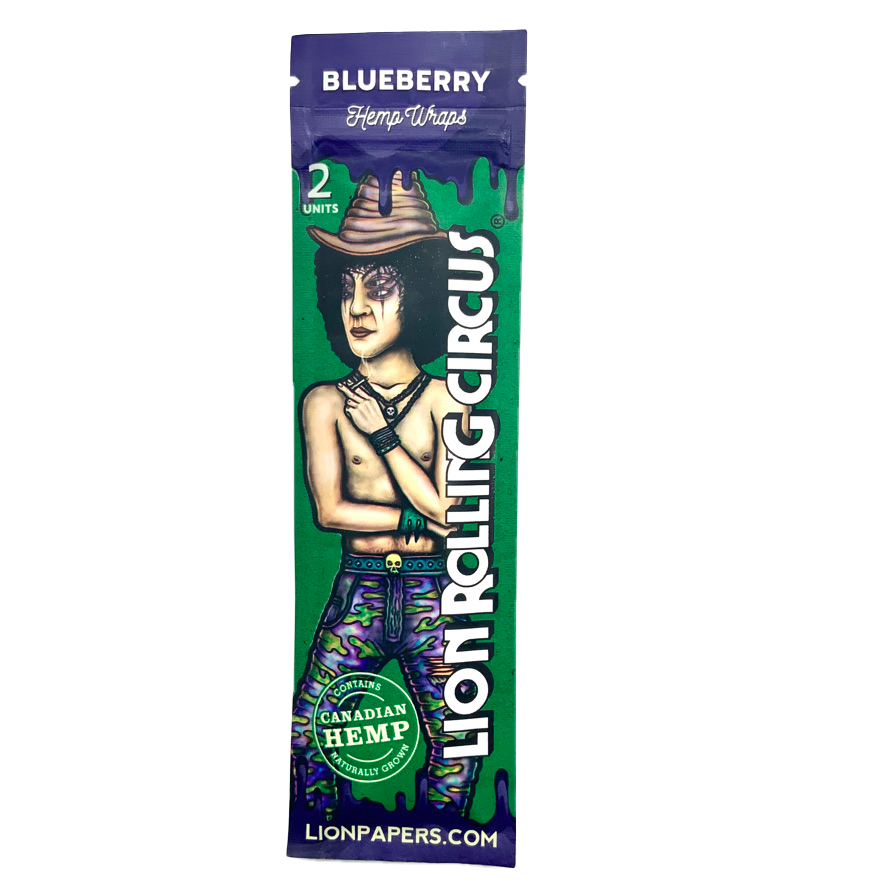 Hemp Wrap Blueberry - Lion Rolling Circus - Bloommart Colombia