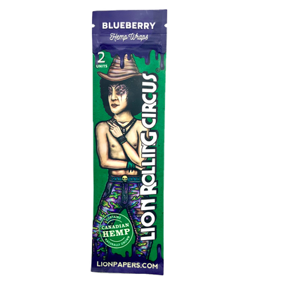 Hemp Wrap Blueberry - Lion Rolling Circus - Bloommart Colombia