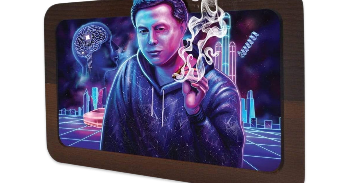 Bandeja para enrolar 3D Elon Musk V Syndicate — Bloommart