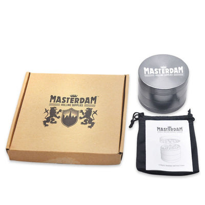 Grinder Masterdam 4 piezas - Aluminio