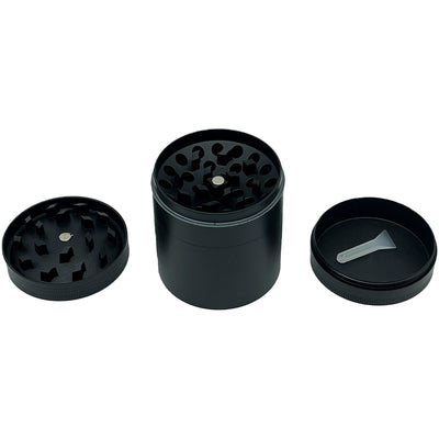 Grinder cóncavo de aluminio con dispensador de 4 piezas - Bloommart Colombia