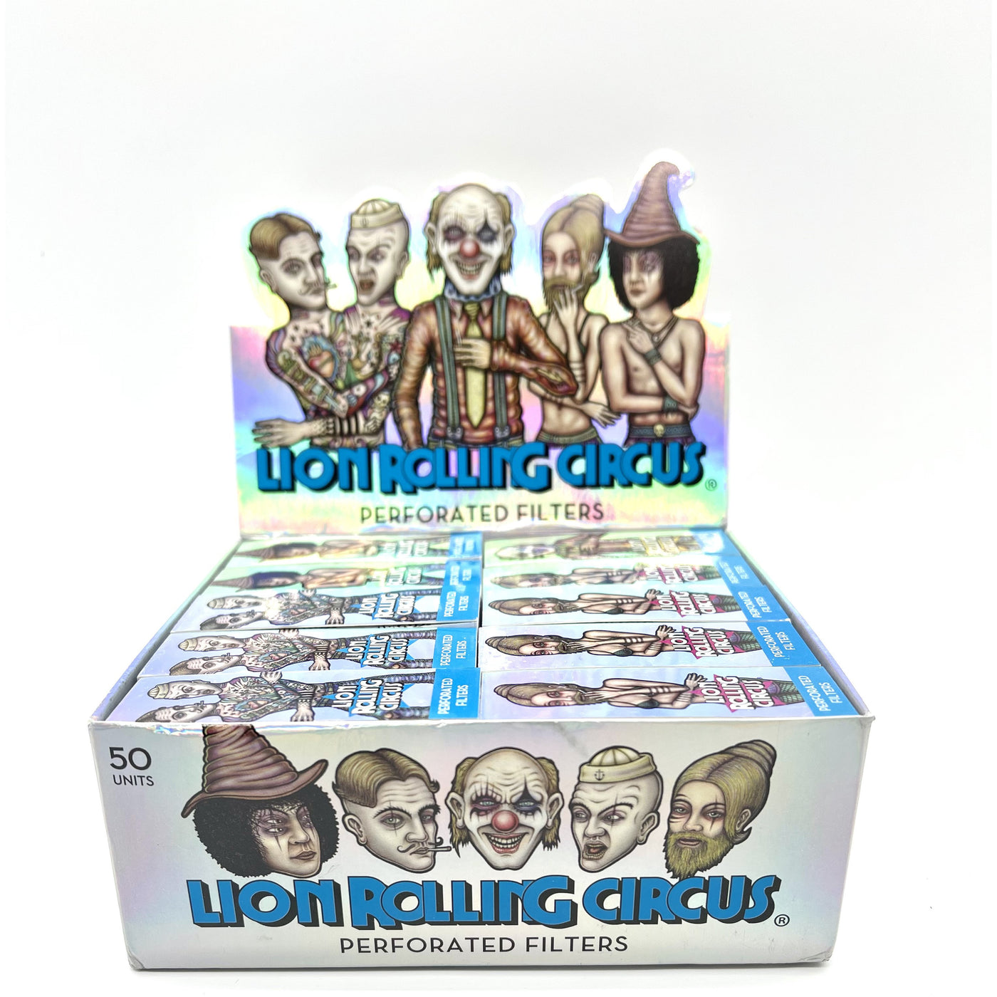 Filtros Perforados Lion rolling Circus (Silver) - Bloommart Colombia