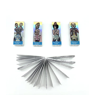 Filtros Perforados Lion rolling Circus (Silver) - Bloommart Colombia
