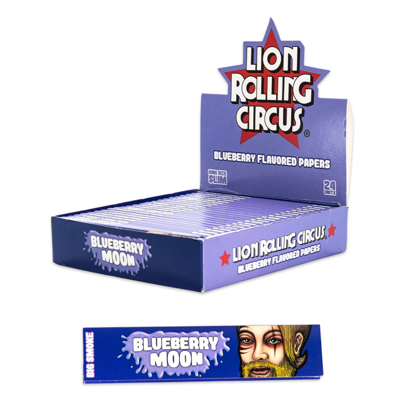 Papel saborizado King size - Lion Rolling Circus