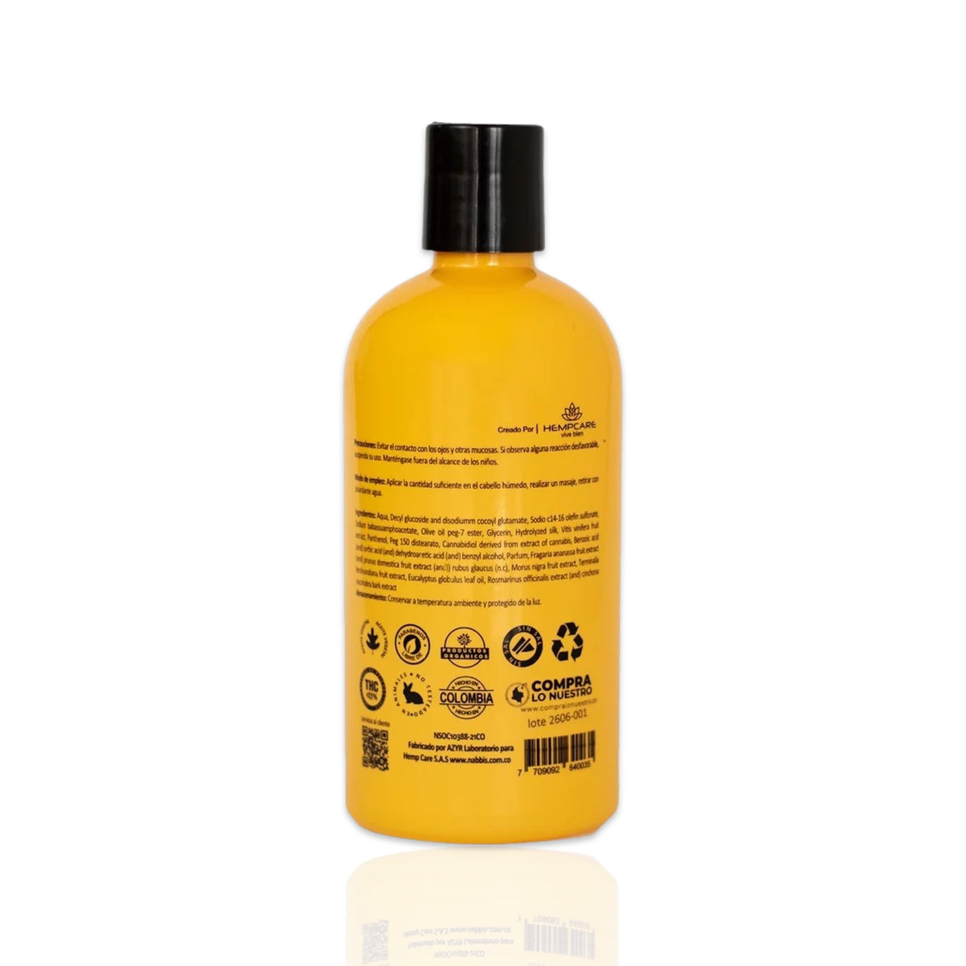 Shampoo Fuerza vital con CBD
