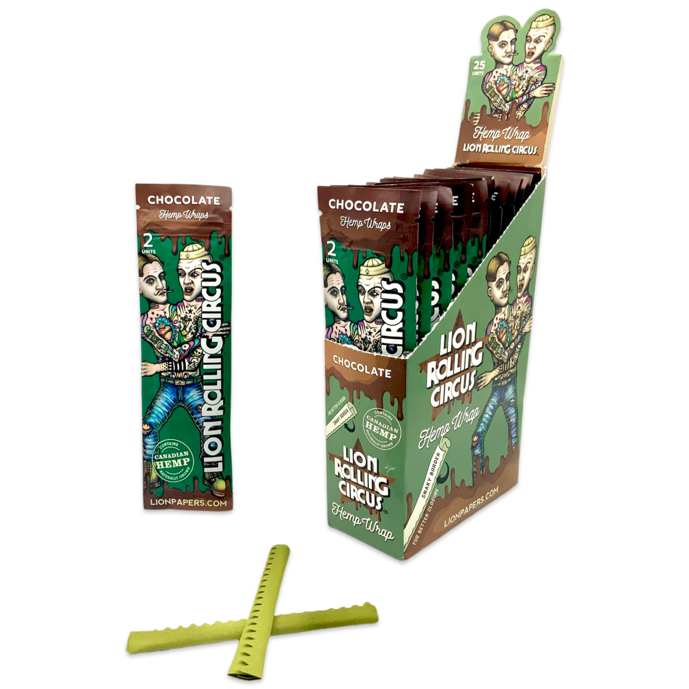 Hemp Wrap Chocolate - Lion Rolling Circus - Bloommart Colombia