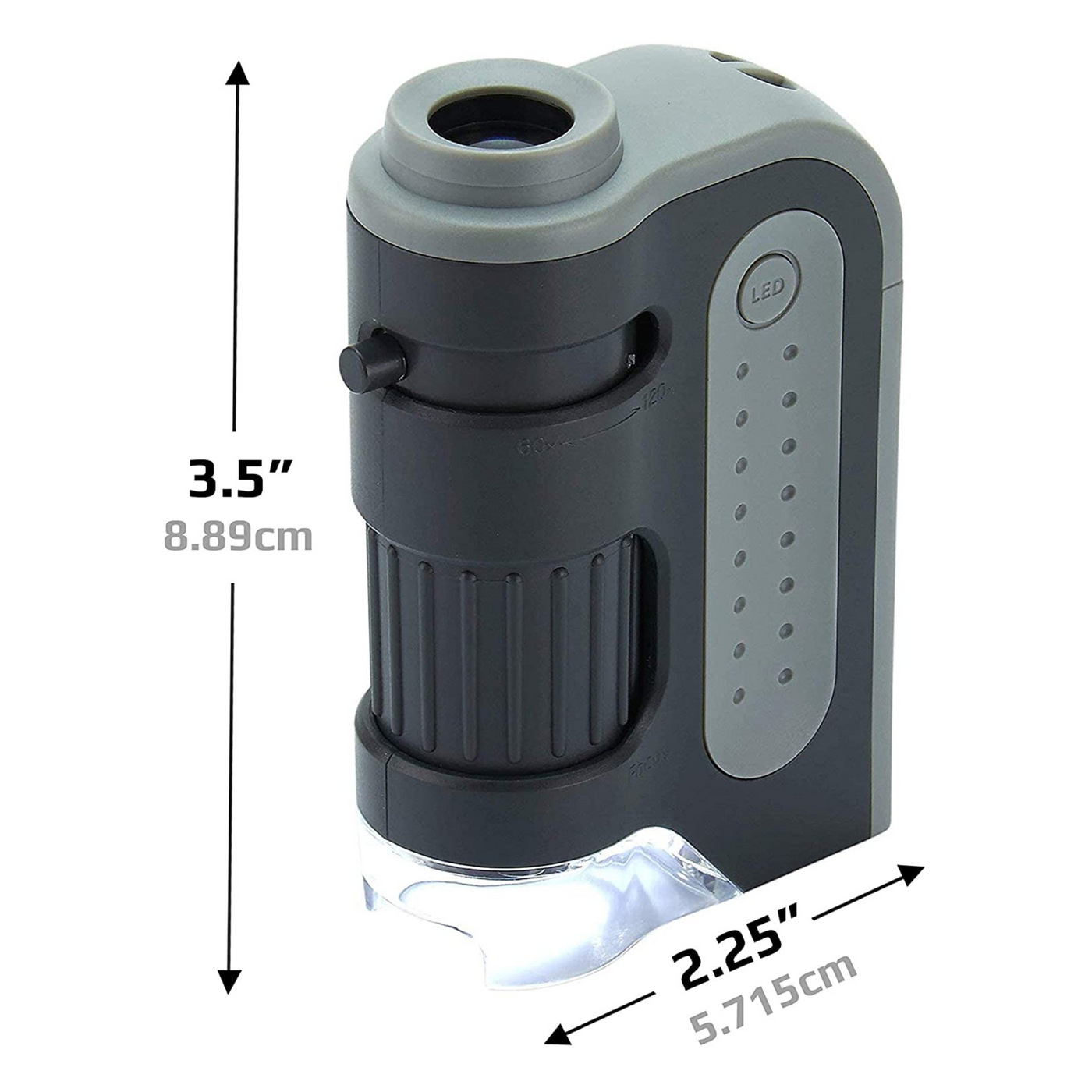 Microscopio 60x - 120x - Luz LED