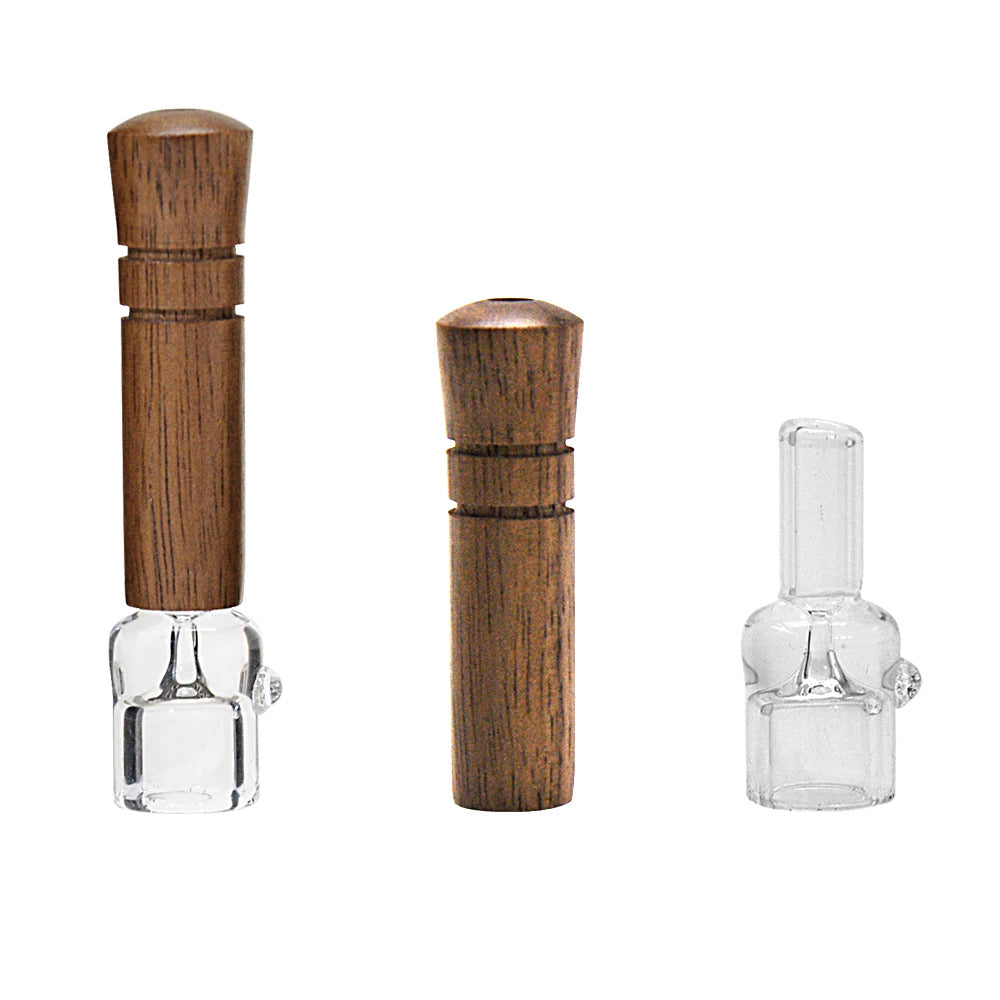 Pipa de Madera con Cuarzo - Bloommart Colombia