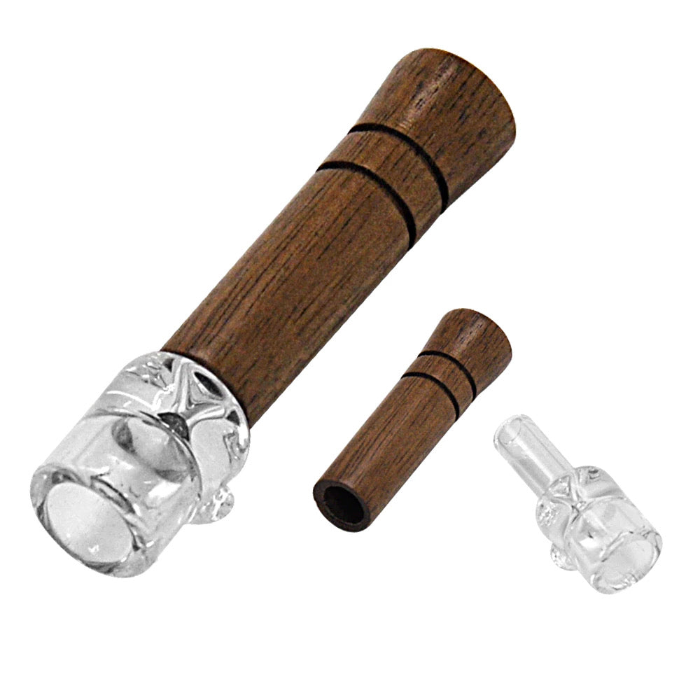 Pipa de Madera con Cuarzo - Bloommart Colombia