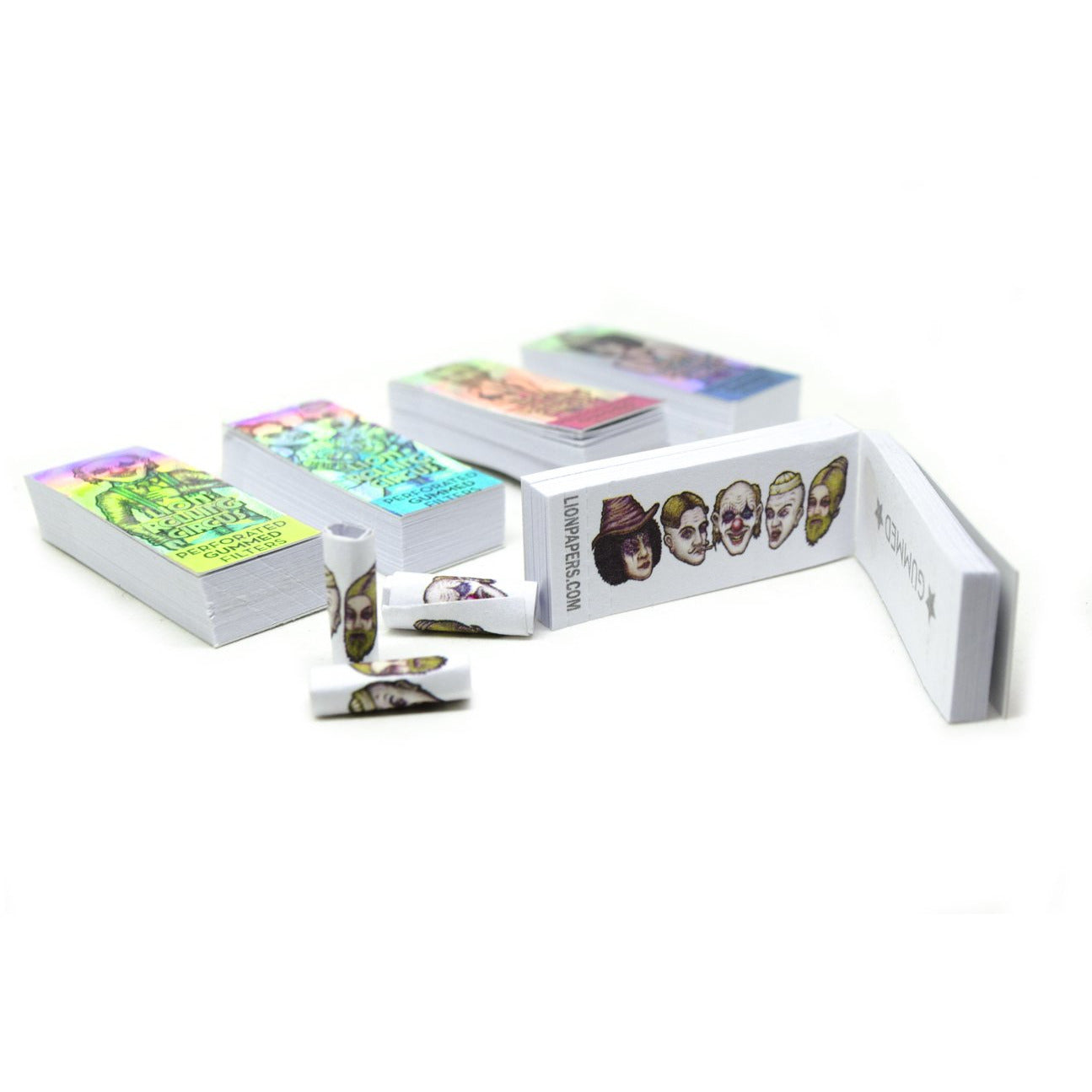 Filtros Perforados Silver Mini Lion Rolling Circus